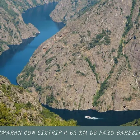 Pazo Barbeiron Slow Ribeira Sacra Отель Пуэбла-де-Тривес